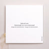 Hochzeitseinladung Quadratische Hülle, 3 Karten, Etikett Typografisches Quadrat foto N° 4