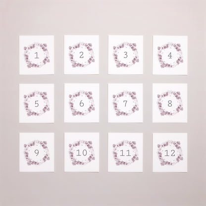 Fotoabzug Hochzeit Pack von 12 Vintage Chic Rose foto N° 1