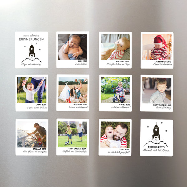 Fotoabzug Foto's Pack mit 12, magnetisch Erinnerungen foto
