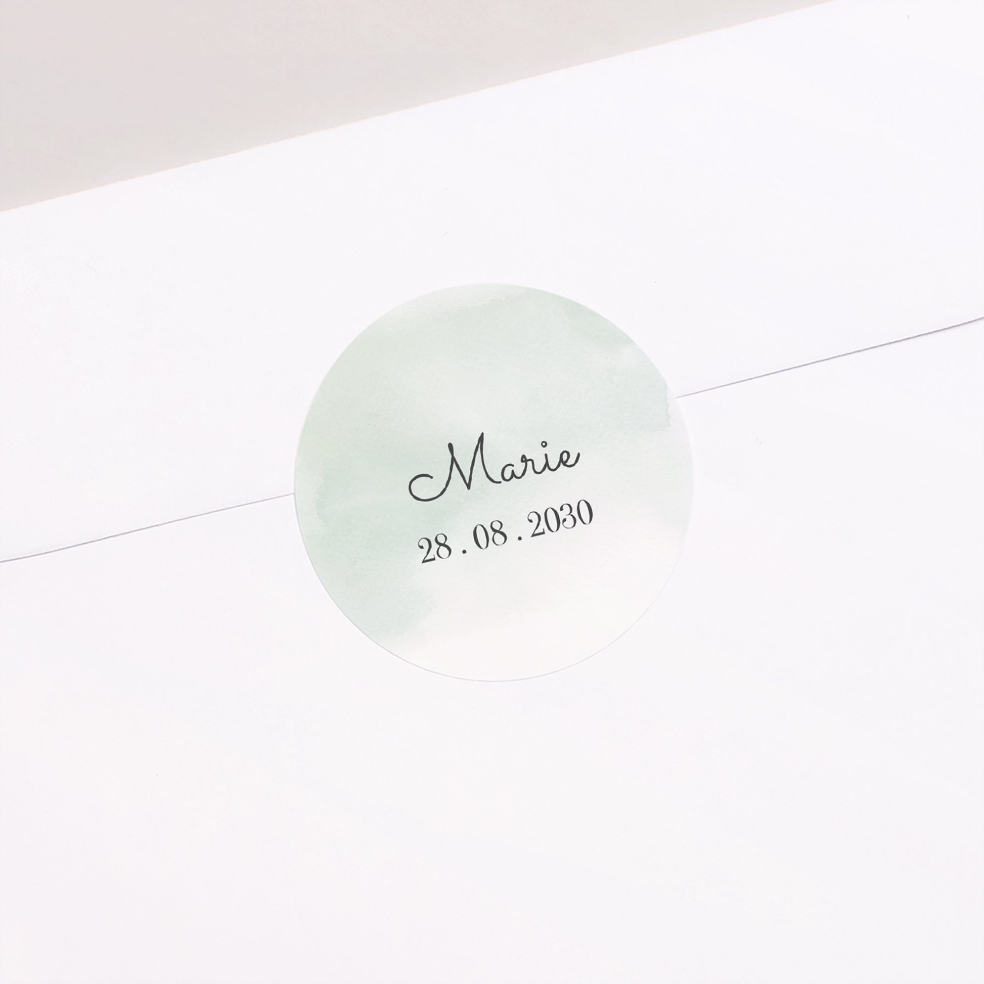 Sticker Geburt Rund Saure Erdbeere foto N° 2