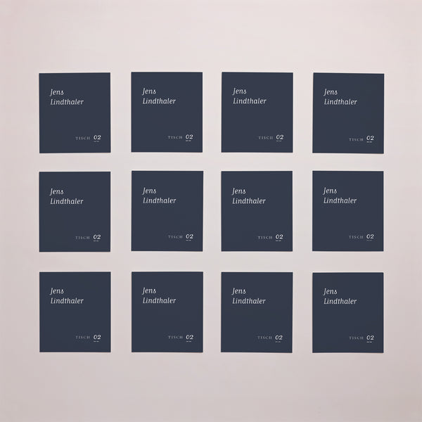 Tischkarten Hochzeit Pack von 12 Minimalistische Nuancen foto