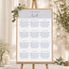 Sitzplan Hochzeit Porträt 60 x 90 cm Nude & Marine Chic foto N° 1