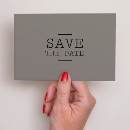 Save the date Karte Hochzeit Landschaft Cappuccino foto N° 3