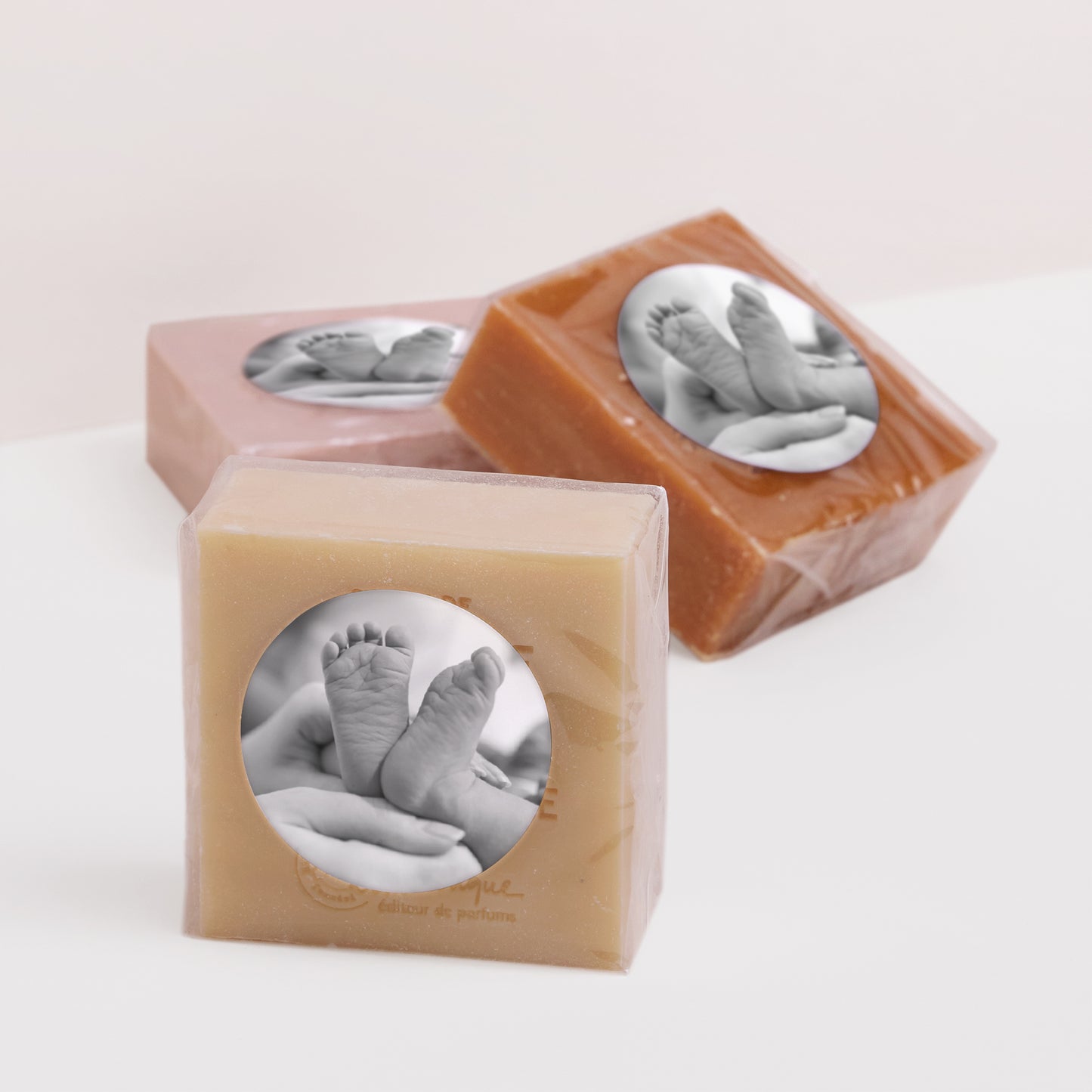 Sticker Geburt Rund Baby Girl Gold foto N° 3