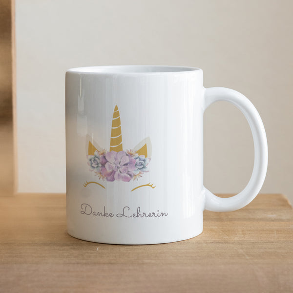 Tasse Objekte Weiß Super-Einhorn foto