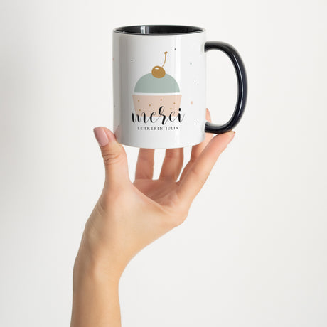 Tasse Objekte Schwarz Cup Cake