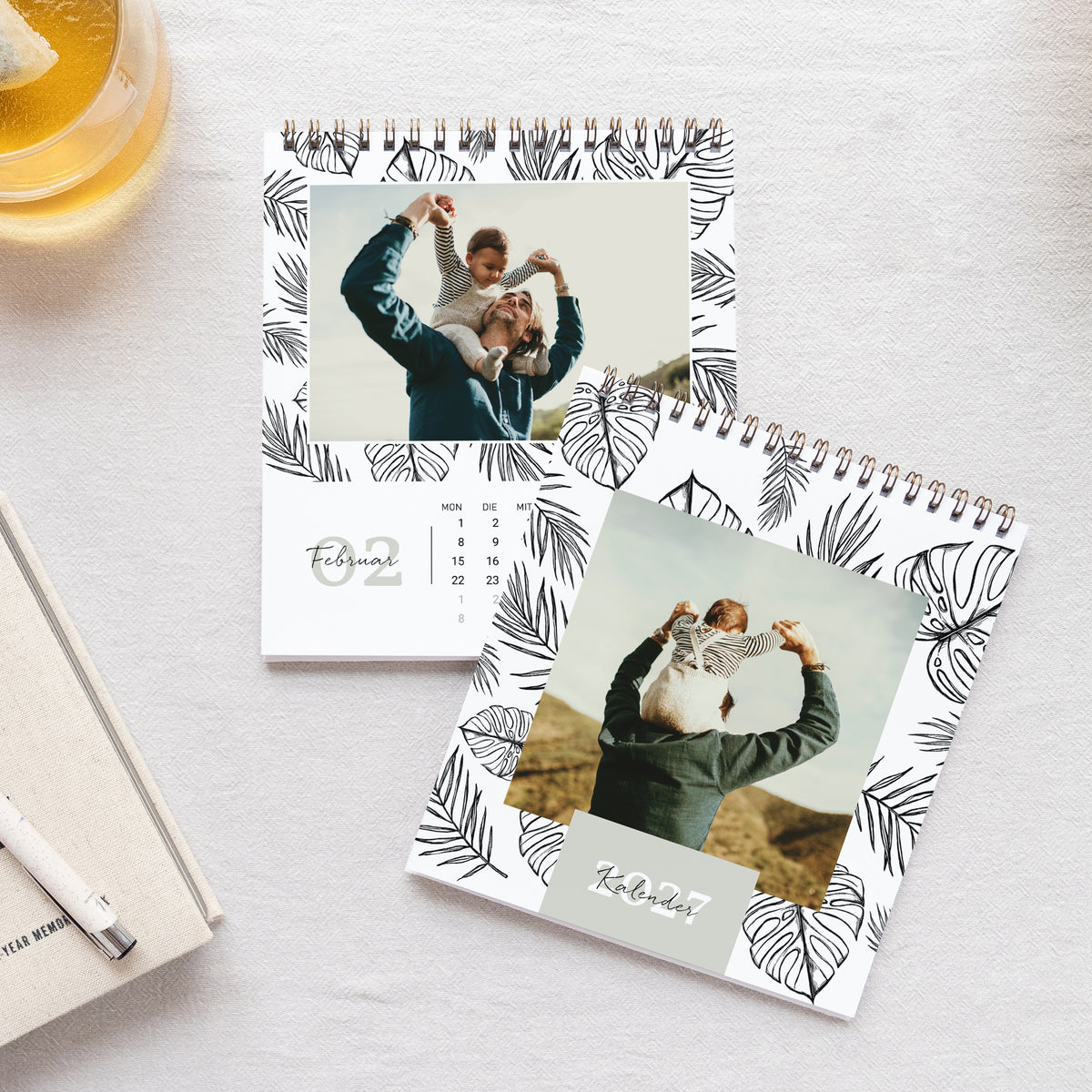Kalender Weihnachten Büro, Staffelei Skizze foto N° 1