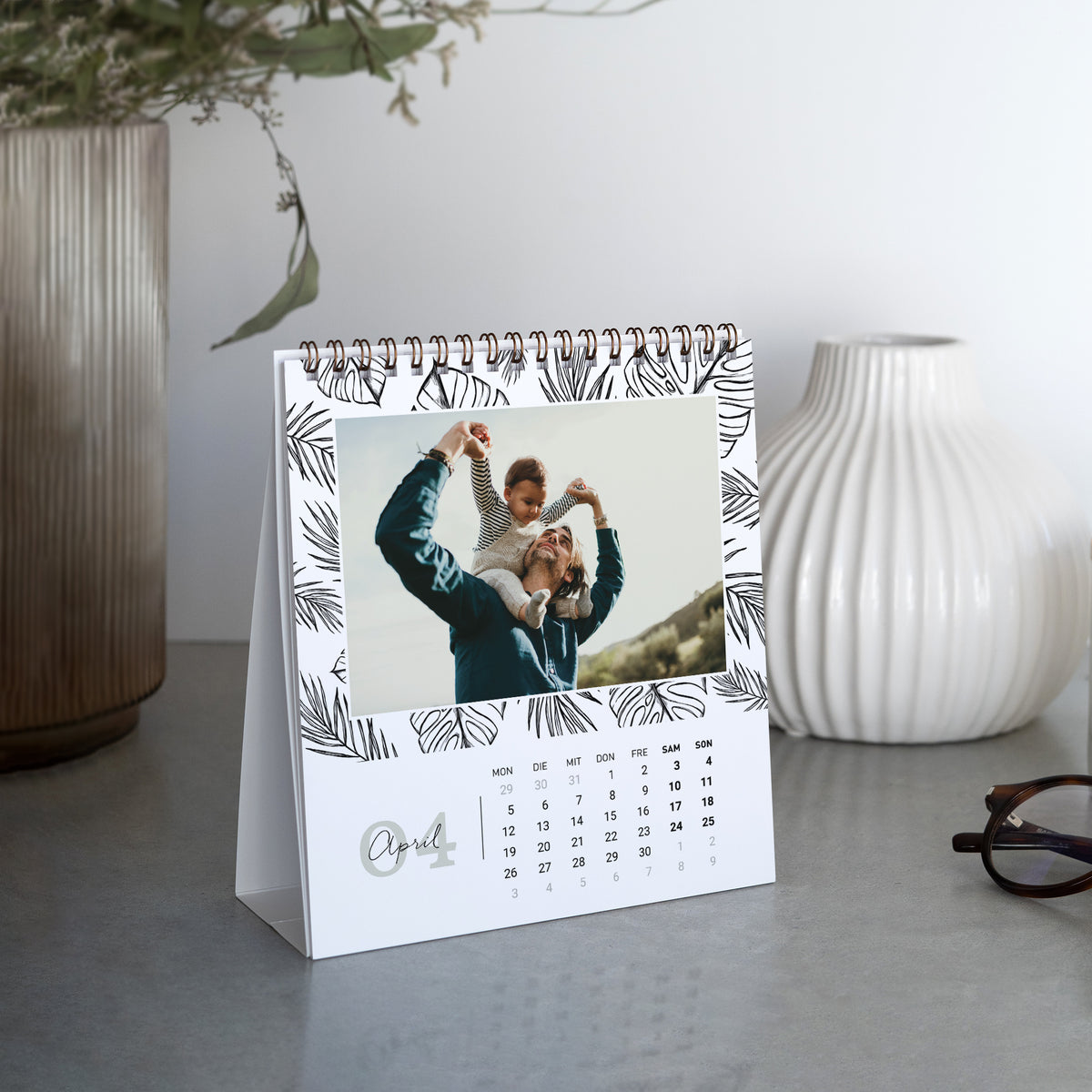 Kalender Weihnachten Büro, Staffelei Skizze foto N° 2