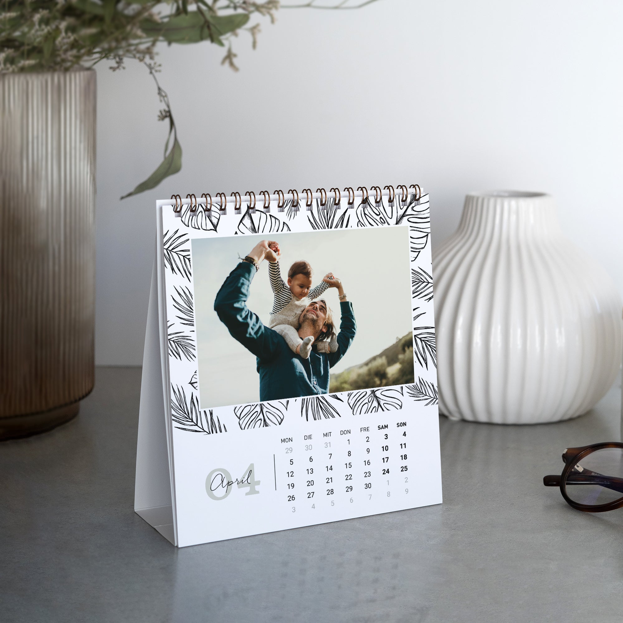 Kalender Weihnachten Büro, Staffelei Skizze foto N° 2