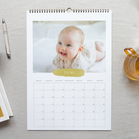 Kalender Weihnachten Wandgemälde A3 Pinsel