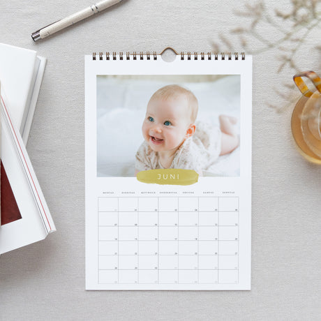 Kalender Weihnachten Wandbild A4 Pinsel
