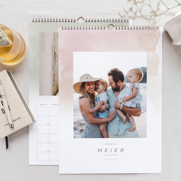 Kalender Weihnachten Wandgemälde A3 Aqua Style foto