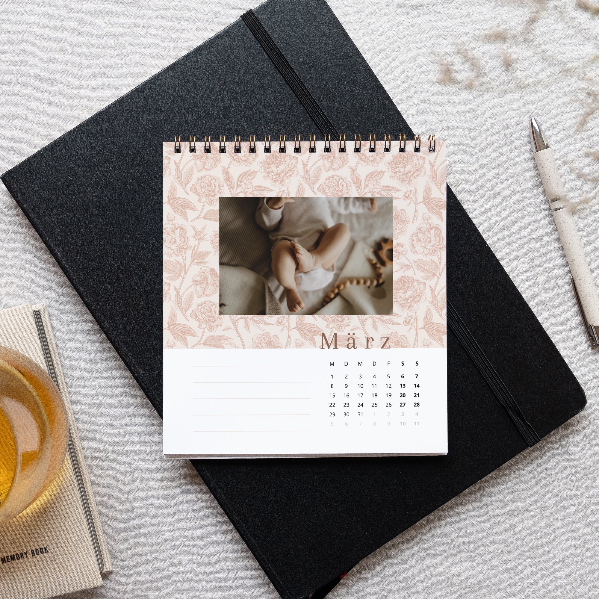 Kalender Weihnachten Büro, Staffelei Die Zeit der Blumen foto N° 3