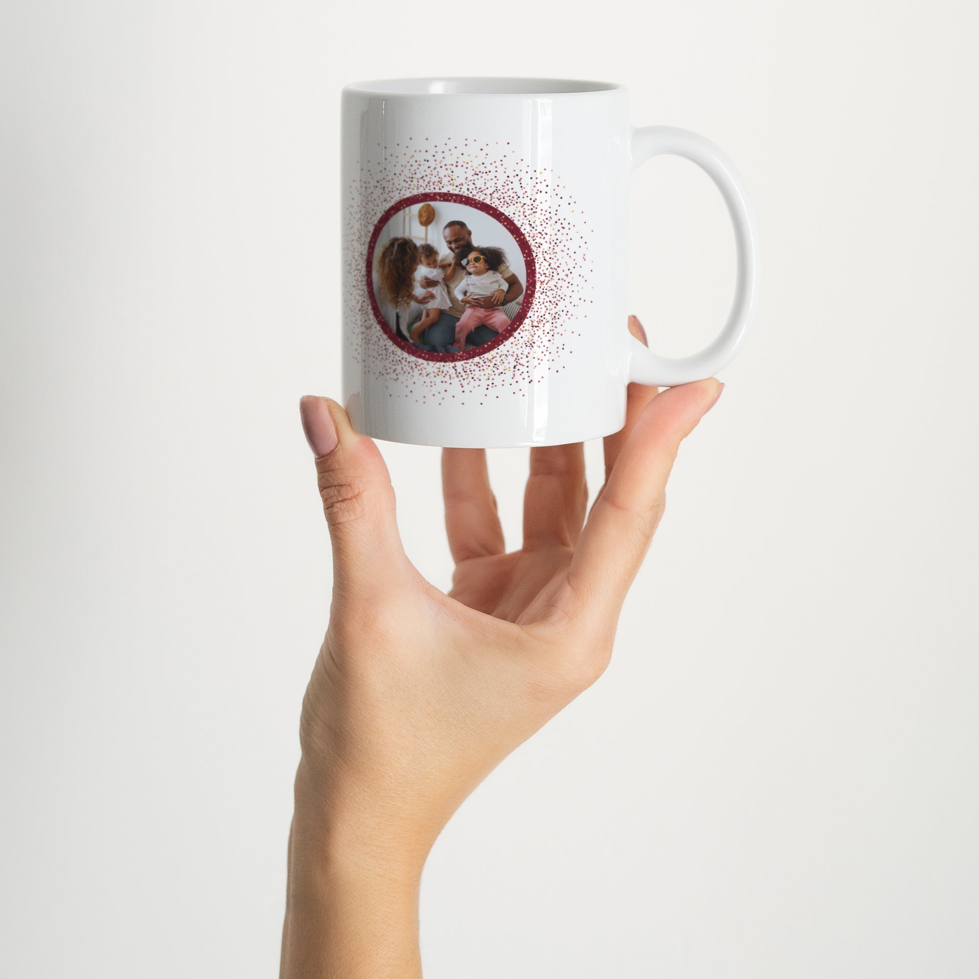 Tasse Weihnachten Weiß Spritziger Weihnachten foto N° 2