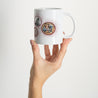 Tasse Weihnachten Weiß Rahmen & Glitzer foto N° 2