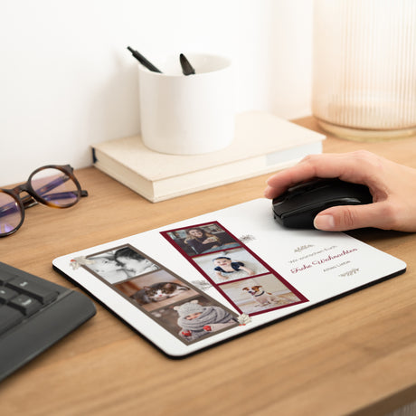 Mousepad Objekte Rechteck Weihnachtsblätter & -zweige