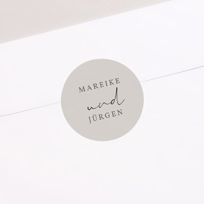 Sticker Hochzeit Rund Brin d'Amour foto N° 2