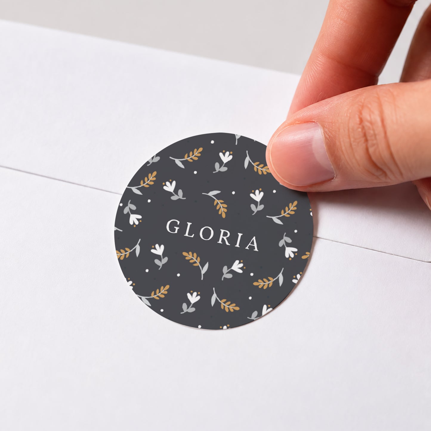 Sticker Geburt Rund Indian Summer foto N° 1