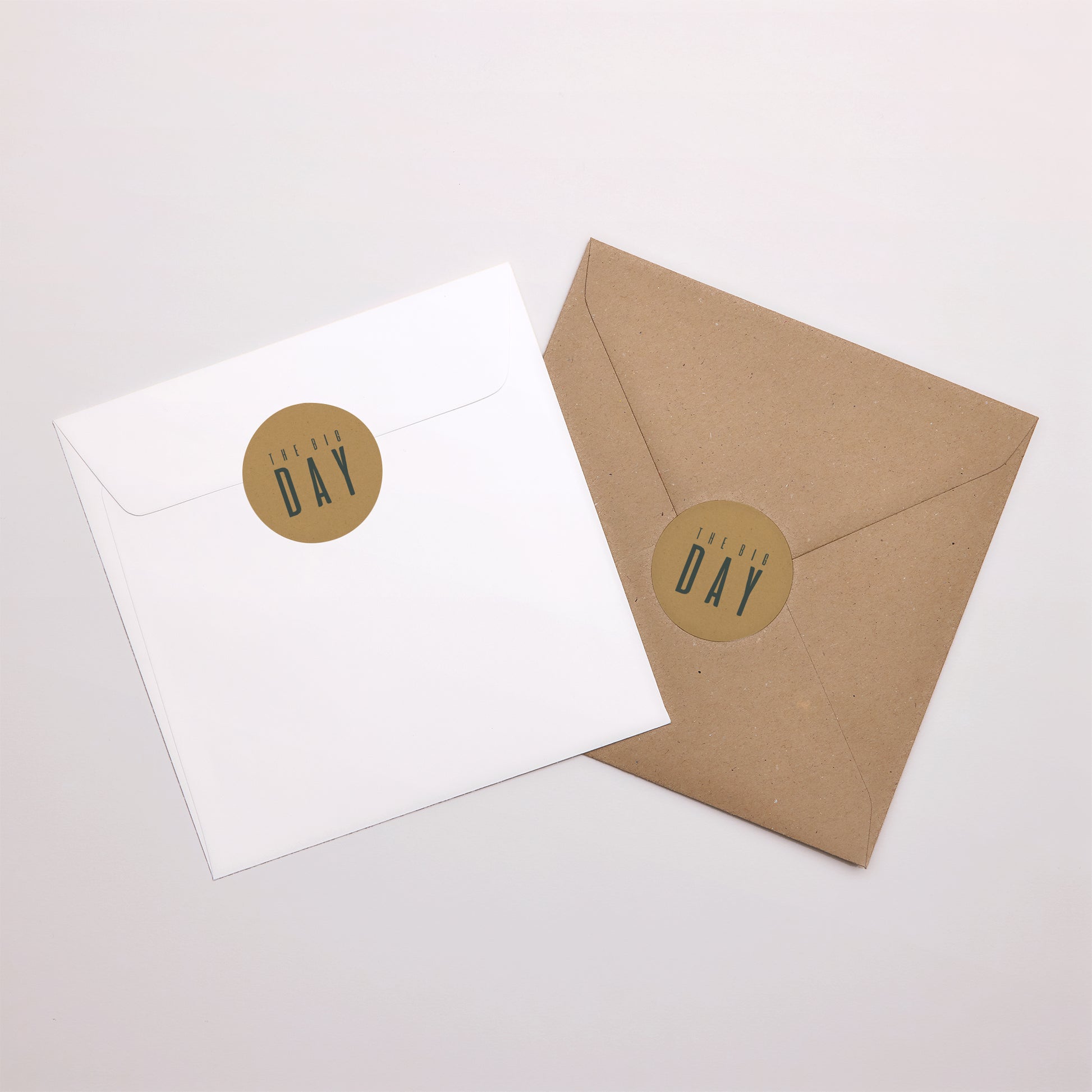 Sticker Hochzeit Rund Grün & Kraft foto N° 4