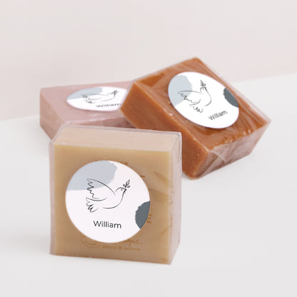 Sticker Taufe Rund Picasso-Stil foto N° 3