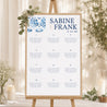 Sitzplan Hochzeit Porträt 60 x 90 cm Azulejos foto N° 1