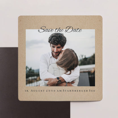 Save the date Karte Hochzeit Satz von 9, magnetisch. Milleflori foto N° 1