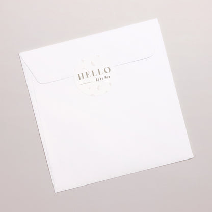 Sticker Geburt Rund Brauner Olivenbaum foto N° 3