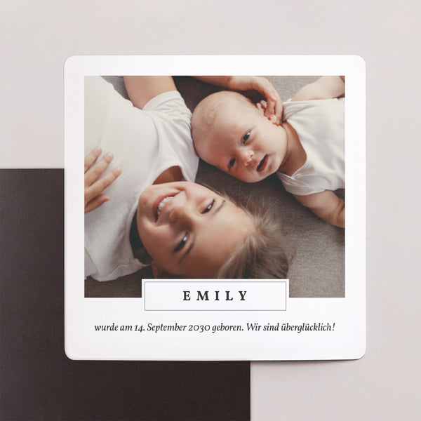 Geburtskarten Satz von 9, magnetisch. So Deco foto