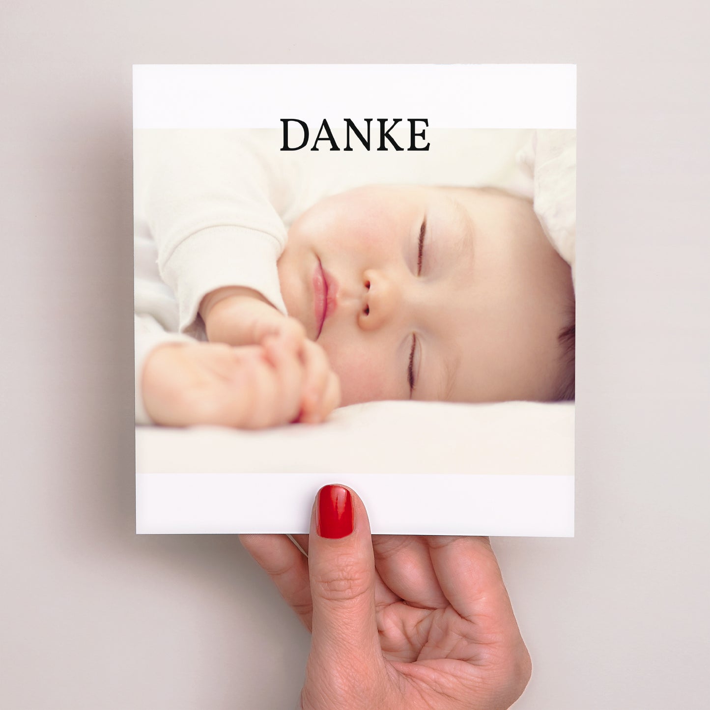 Dankeskarte Geburt Quadrat Exklusiv foto N° 2