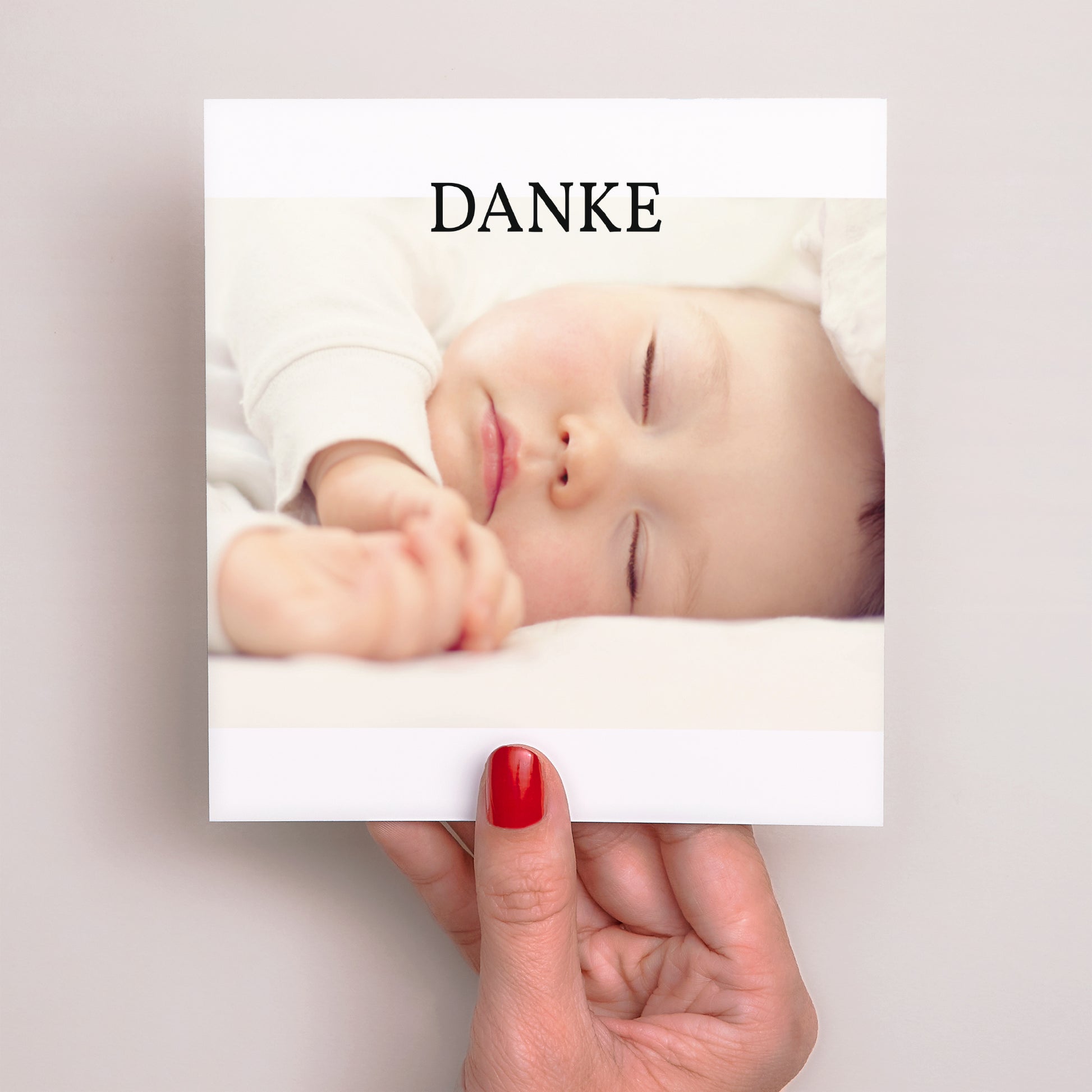 Dankeskarte Geburt Quadrat Exklusiv foto N° 2