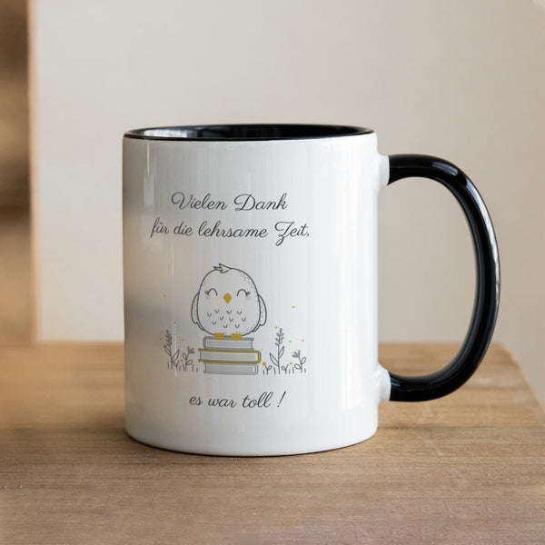 Tasse Objekte Schwarz Nanny Eule foto