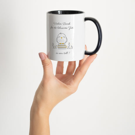 Tasse Objekte Schwarz Nanny Eule