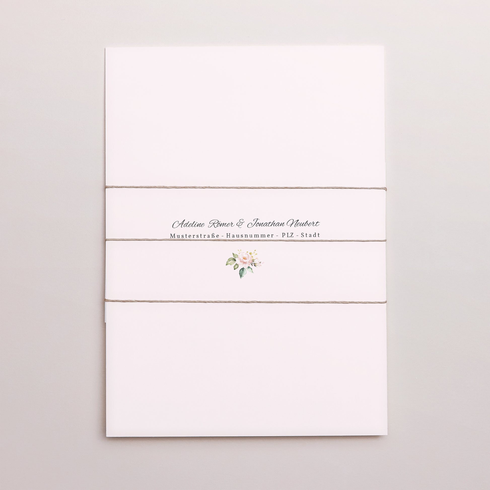 Hochzeitseinladung 3 Karten, Band Romantische Kraft foto N° 4