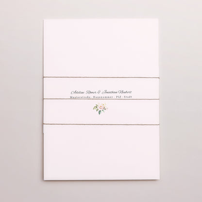 Hochzeitseinladung 3 Karten, Band Romantische Kraft foto N° 4