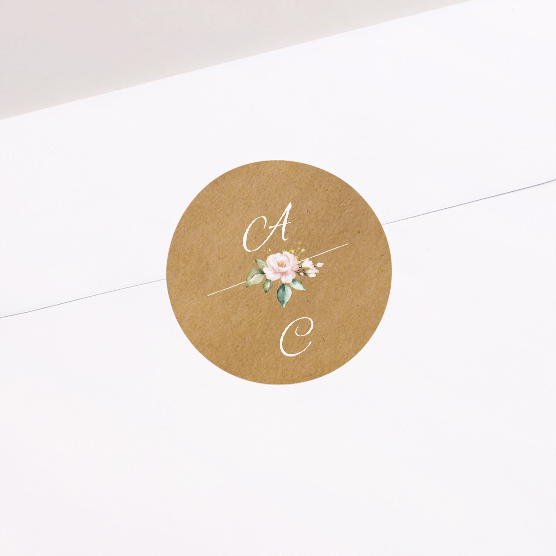 Sticker Hochzeit Rund Romantische Kraft foto N° 2