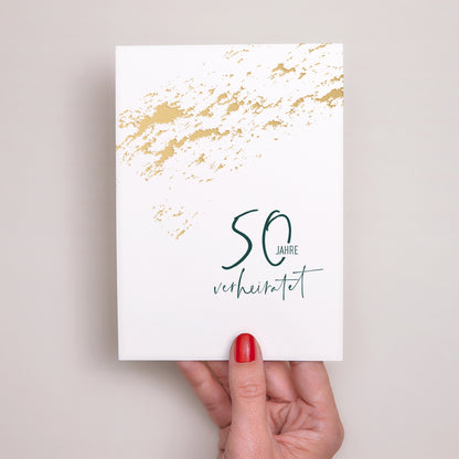 Einladungskarte Hochzeitstag 50 Jahre Liebe foto N° 2