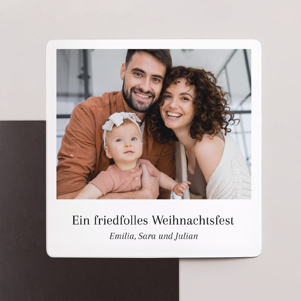Weihnachtskarte Weihnachten Satz von 9, magnetisch. Magnetische Wünsche foto