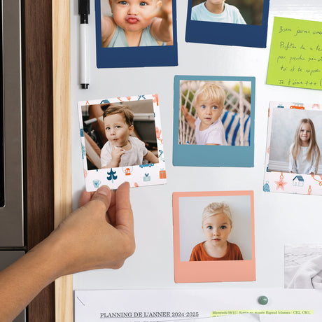Fotoabzug Weihnachten Pack mit 12, magnetisch Schöne Weihnachtsvektoren