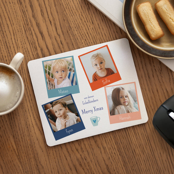 Mousepad Weihnachten Rechteck Schöne Weihnachtsvektoren foto