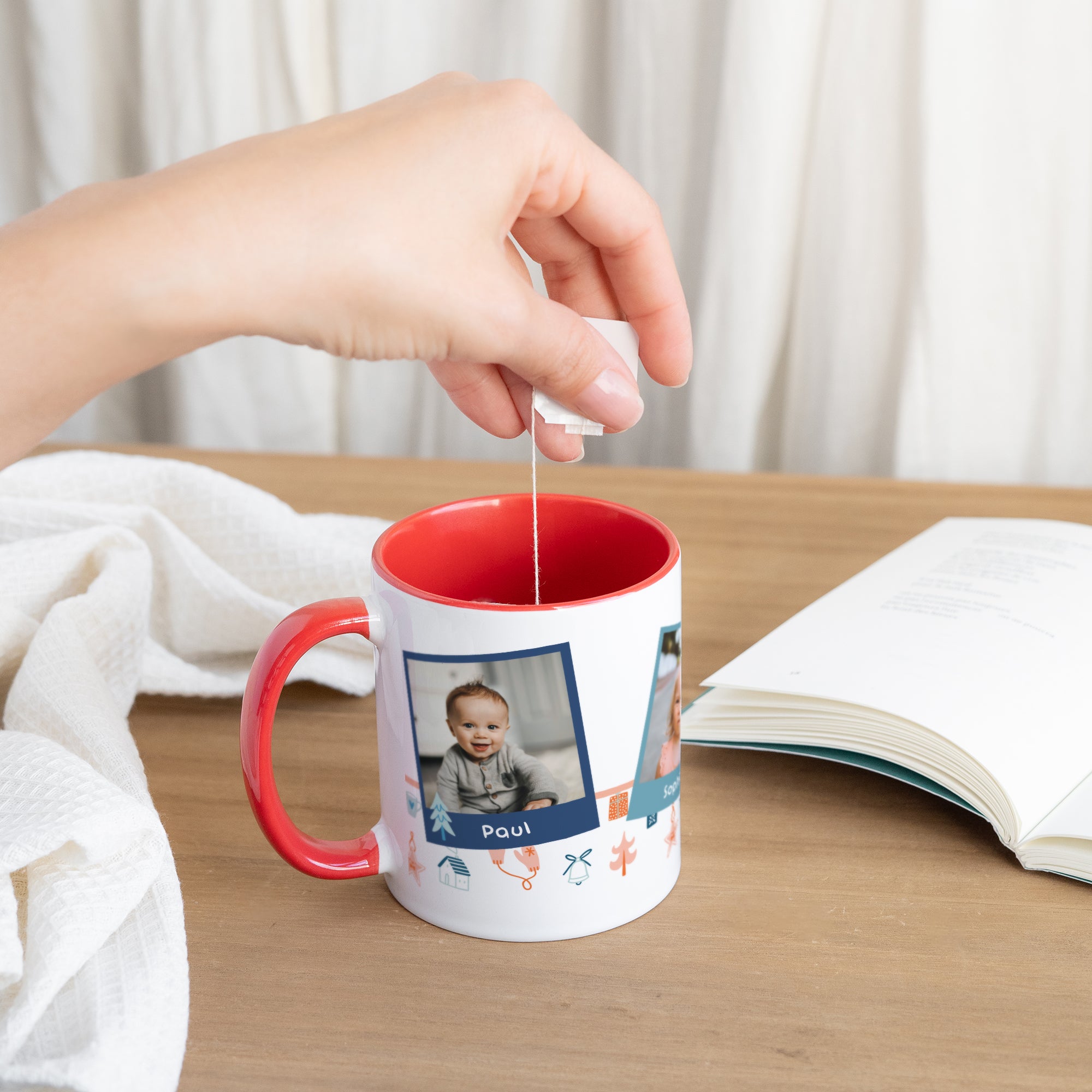 Tasse Objekte Rot Vektortasse Weihnachten rot foto N° 3