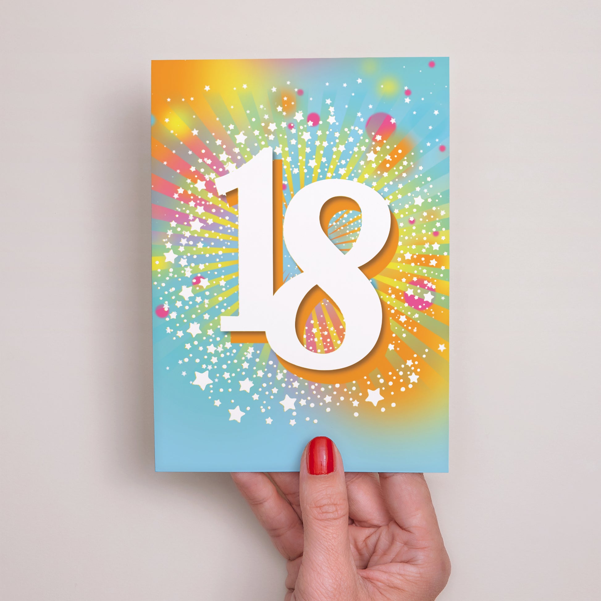 Einladungskarte Geburtstag Collage 18 Jahre foto N° 2