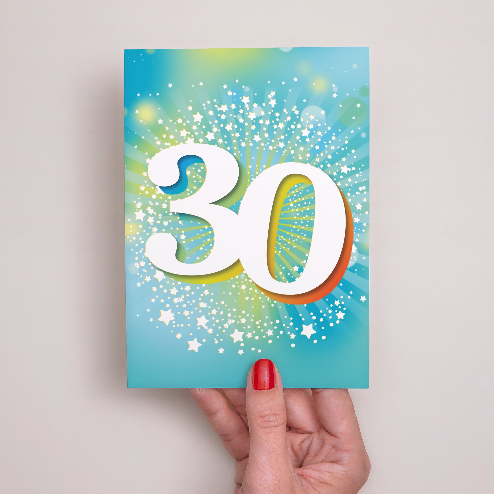 Einladungskarte Geburtstag 30 Jahre, Festlich, Lack foto N° 2