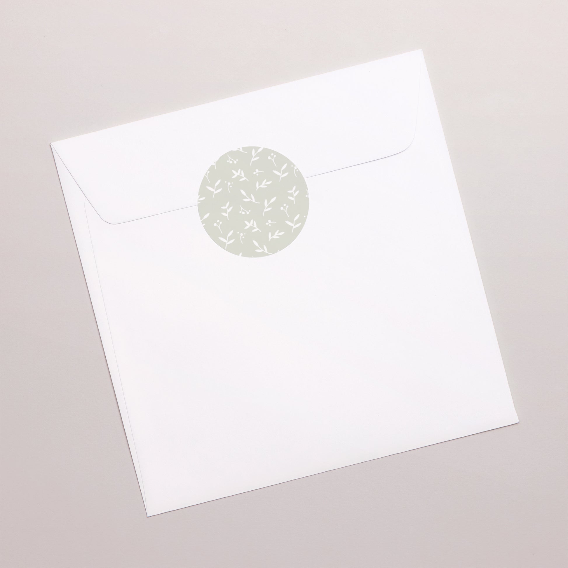 Sticker Geburt Rund Brin de bonheur, Vert tendre foto N° 3