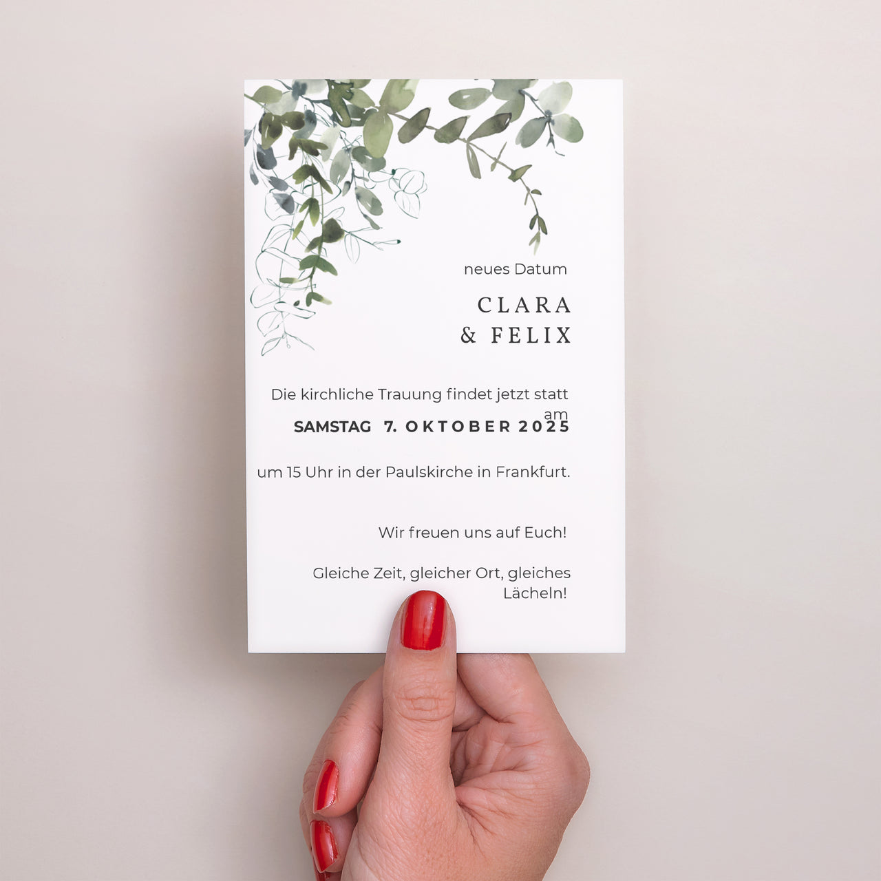 Wie personalisieren Sie Ihre Hochzeitseinladung? 
