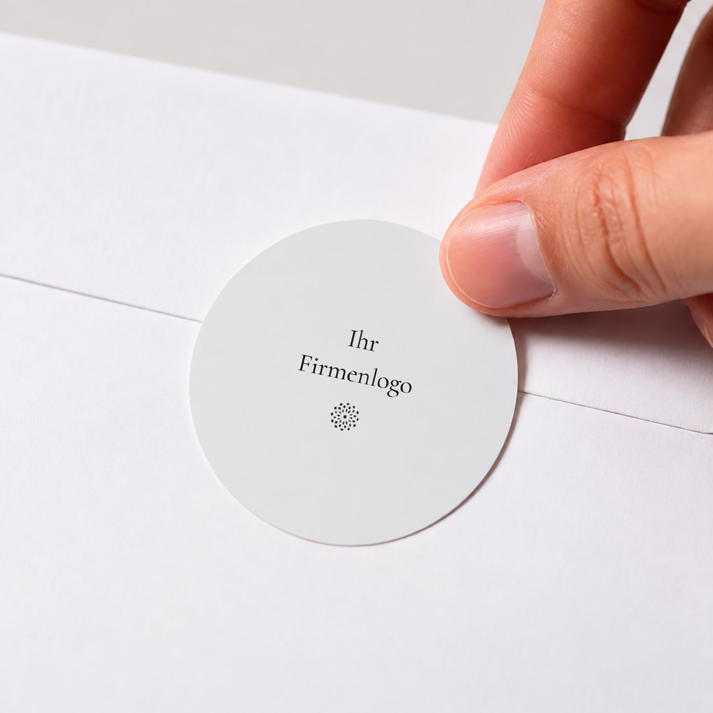 Sticker Weihnachten Rund Abstrakte Vergoldung und Welle foto N° 1