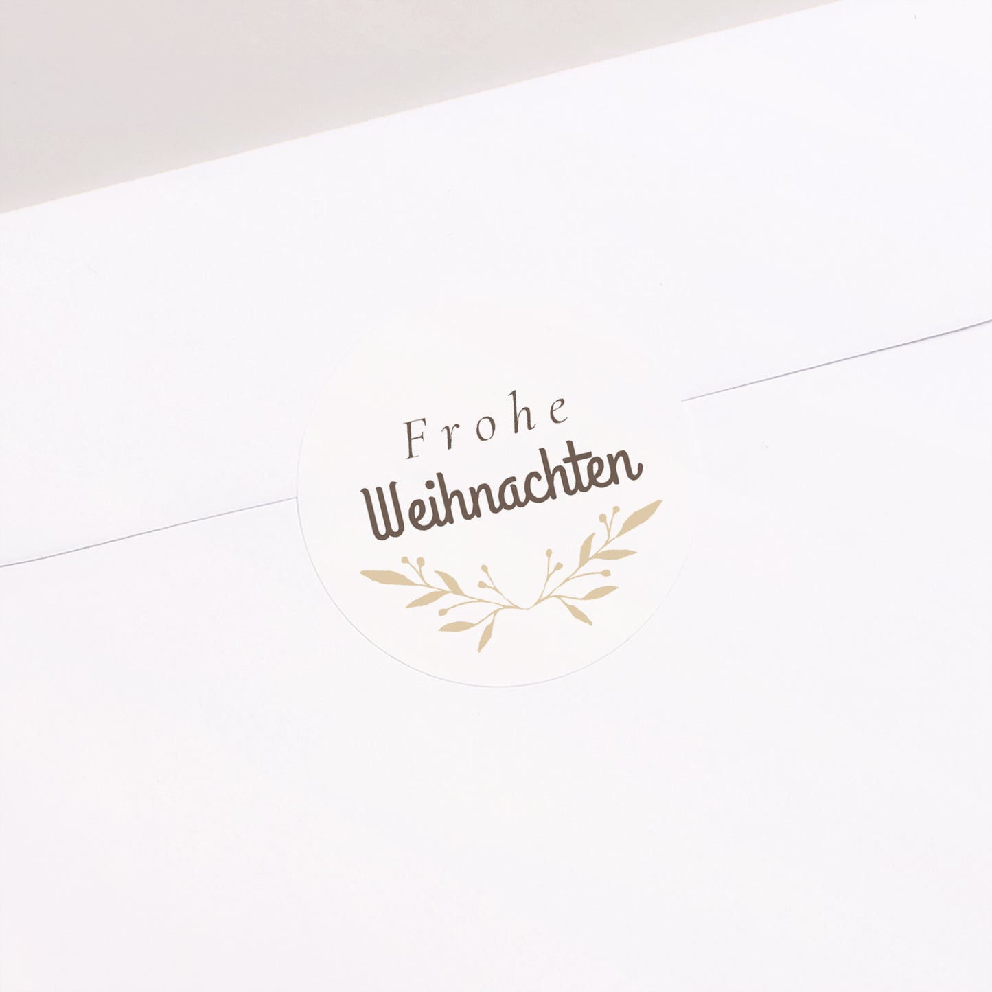 Sticker Weihnachten Rund Fotomontage foto N° 2