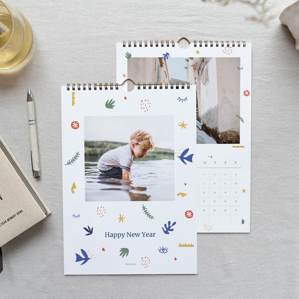 Kalender Weihnachten Wandbild A4 Auf die Art des Fauvismus foto