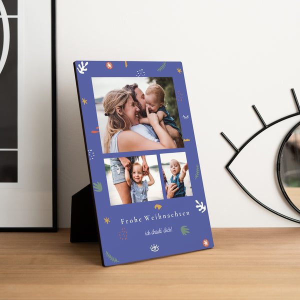 Fotorahmen Weihnachten PortraitPorträt Auf die Art des Fauvismus foto