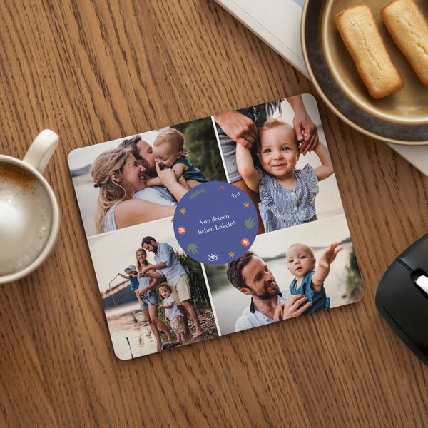 Mousepad Weihnachten Rechteck Auf die Art des Fauvismus foto