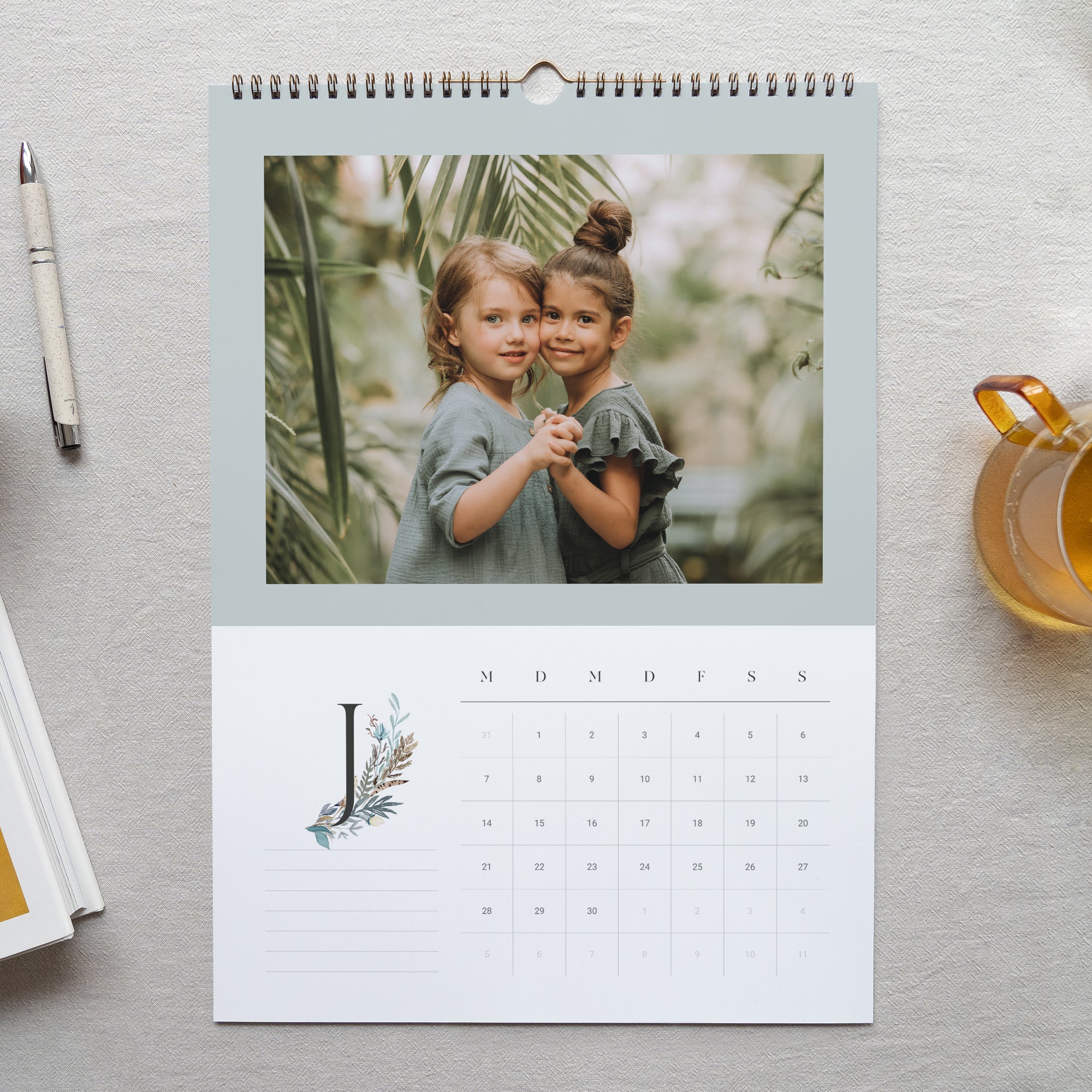 Kalender Weihnachten Wandgemälde A3 Wintergarten foto N° 2
